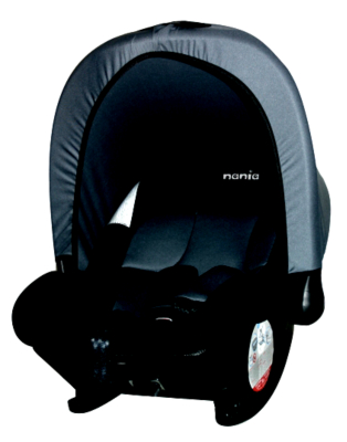 Nania Baby Ride Noir Gris Infant Carrier, Black