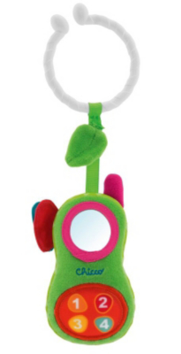 Chicco Soft Phone Rattle, Green 00002120000000