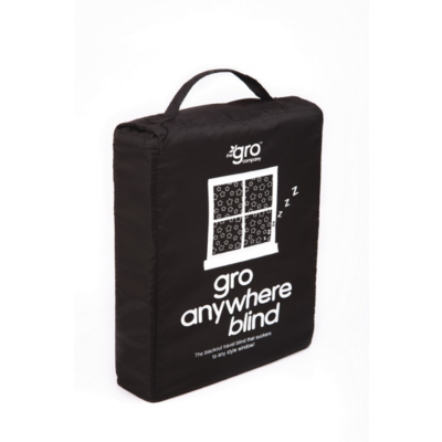 The Gro Company Gro Anywhere Blind - Portable Blackout, Black