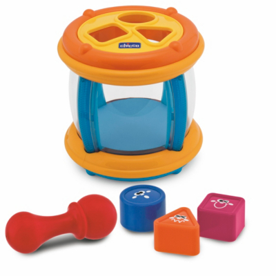 Chicco Shapes and Sounds Tambourine, Multi