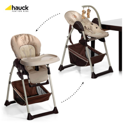 Hauck Sit n Relax 2-in-1 Highchair/Bouncer-Zoo