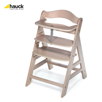 Hauck Alpha Highchair-White Washed R7686