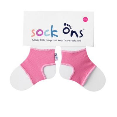 Sock Ons - Fuchsia 6-12mths