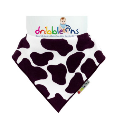 Dribble On Designer - Cow Print