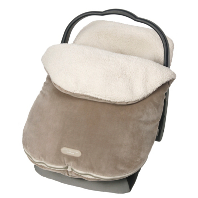 JJ Cole Bundle Me Fleece Car Seat Footmuff - Khaki