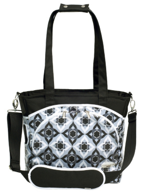 JJ Cole Mode Baby Changing Hand Bag - Black Magnolia