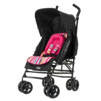 Obaby Atlas V2 Stroller - Pink Stripe, Pink Picture