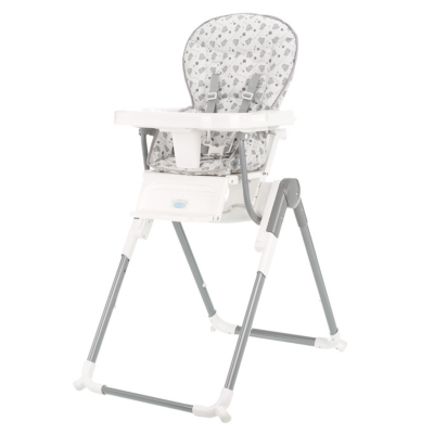 Tiny Tatty Teddy Highchair Grey