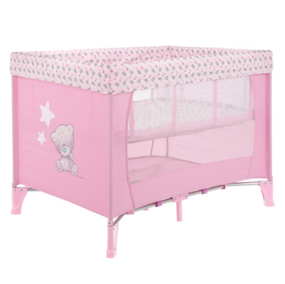 Tiny Tatty Teddy Bassinette Travel Cot Pink