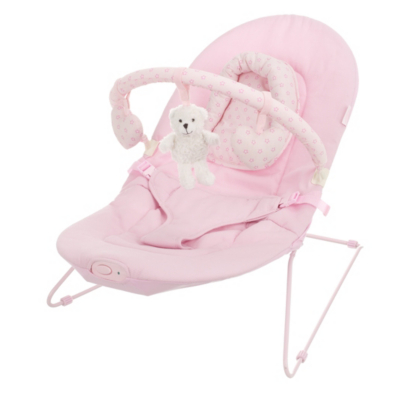 Obaby B is for Bear Vibrating Bouncer - Pink
