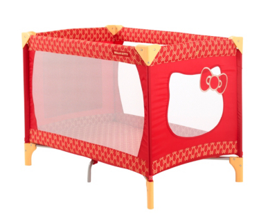 My First Hello Kitty Travel Cot Bassinet