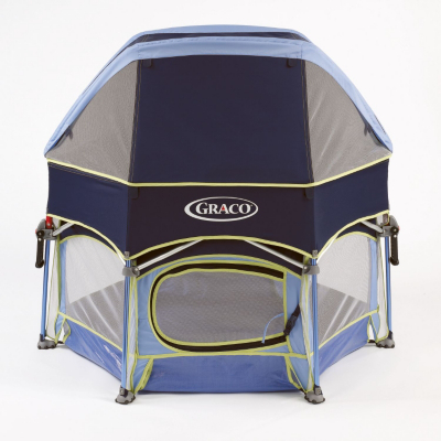 GRACO Travel Cot - Birth to 3 Years, Blue 9920NBGU