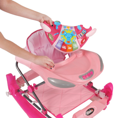 Kiddu Harley Rocker Baby Walker Pink Walkers, Rockers & RideOns