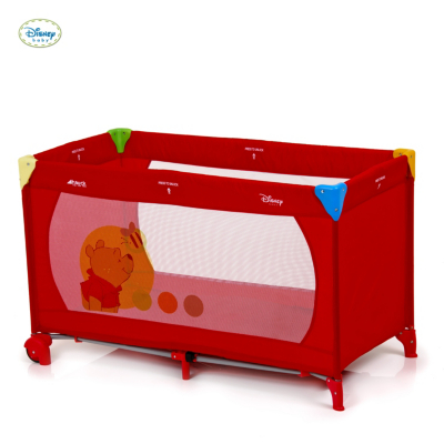 Hauck Winnie the Pooh Travel Cot, Red 601112
