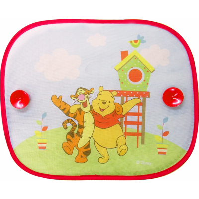 Winnie the Pooh Stick on Window Shades, Red 22110