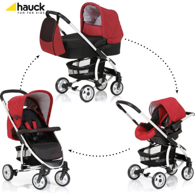Hauck Malibu Pushchair Set In Red, Red Picture