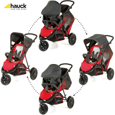Hauck Freerider Pushchair Set In Red, Red Picture