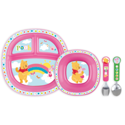 Disney Winnie Pink Toddler Dining Set, Pink 051410