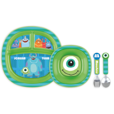 Disney Monsters Dining Set, Green 051418