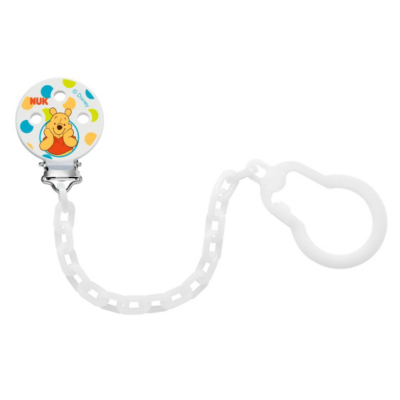 NUK Disney Winnie the Pooh Soother Chain, White