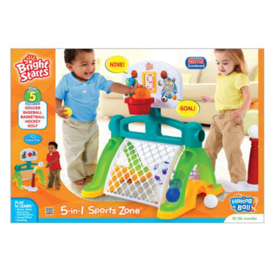 Bright Starts 5-In-1 Sports Zone, Multi 9243