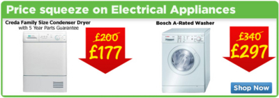 Price squeeze on Electrical Appliances!