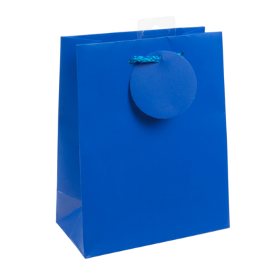 ASDA Small Blue Gift Bag, Blue 6953-0