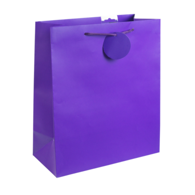 ASDA Large Purple Gift Bag, Purple 6966-0