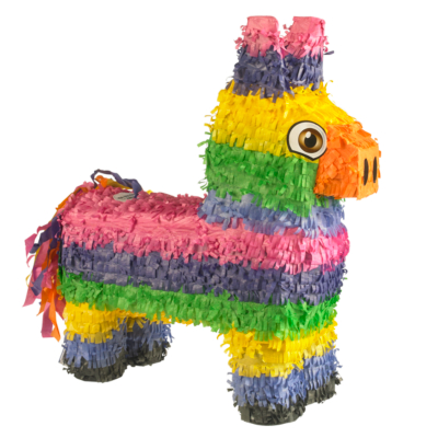 Unique Party Burro Pinata, Multi 66310