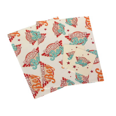 Spaceships Gift Wrap and Tags, Cream 7308-0