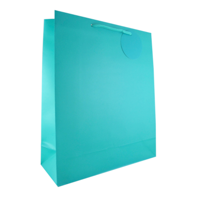 ASDA Large Gift Bag- Turquoise, Blue 208856