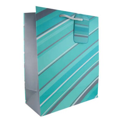 ASDA Medium Gift Bag- Turquoise, Blue 208832