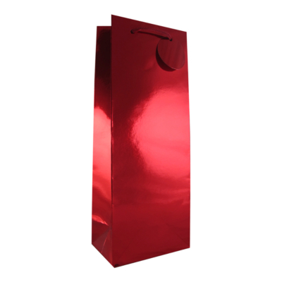 ASDA Bottle Gift Bag- Red, Red 302523