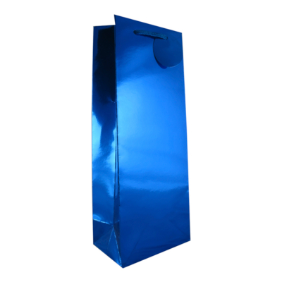 ASDA Bottle Gift Bag- Blue, Blue 302486