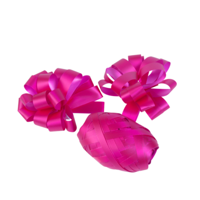 ASDA 2 Pink Bows and 10m Ribbon, Pink 8117-0