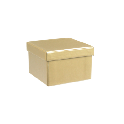 ASDA Gold Small Square Box, Gold 8205-0