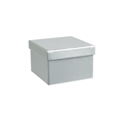 ASDA Silver Small Square Box, Silver 8208-0