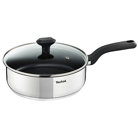 Tefal Comfort Grip Non-stick Induction Hob Saute Pan 24cm | Pots & Pans | ASDA direct