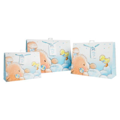 ASDA Sweet Dreams Bunny Blue Gift Bag Set, Blue AS0183