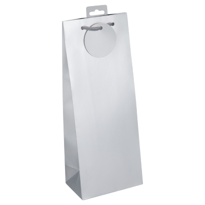 ASDA Silver Bottle Bag, Silver 3334-0