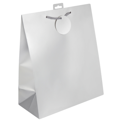 ASDA Large Silver Gift Bag, Silver 3332-0