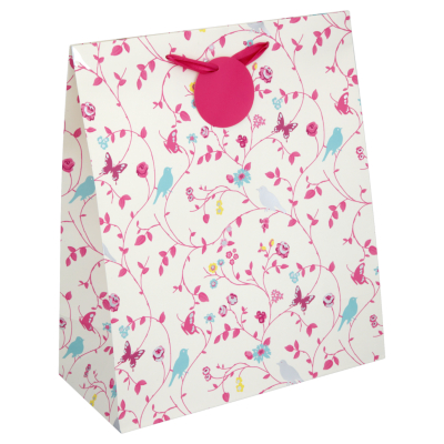 ASDA Large Chintz Gift Bag, Cream 5889-0