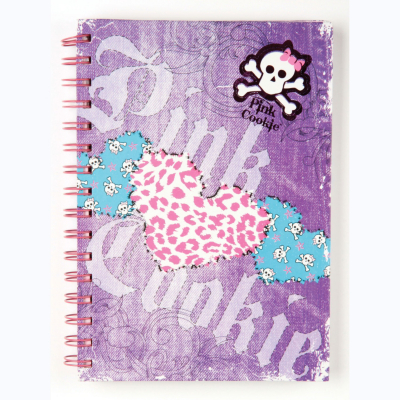 Pink Cookie A5 Wiro Notebook, Purple PNNT-AS