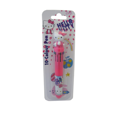Hello Kitty 10 Colour Pen, Pink HKAS6082