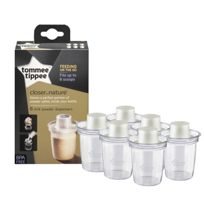 tommee tippee closer to nature Milk Powder Dispensers x6 Baby