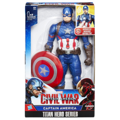 Marvel Titan Hero Series Captain America Electronic Figure Kids