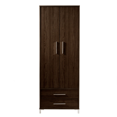 Lowell 2 Door Wardrobe Dark Wood Effect Wardrobes ASDA direct