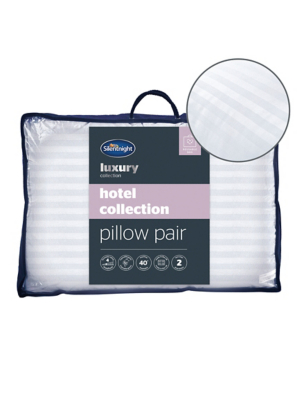 Silentnight Luxury Hotel Collection Pillows Pack of 2 Bedding
