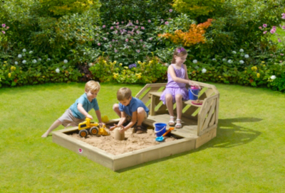 asda wooden garden bench