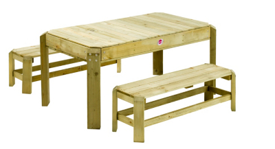 Plum Premium Wooden Activity Table and Benches 3 4 Years
